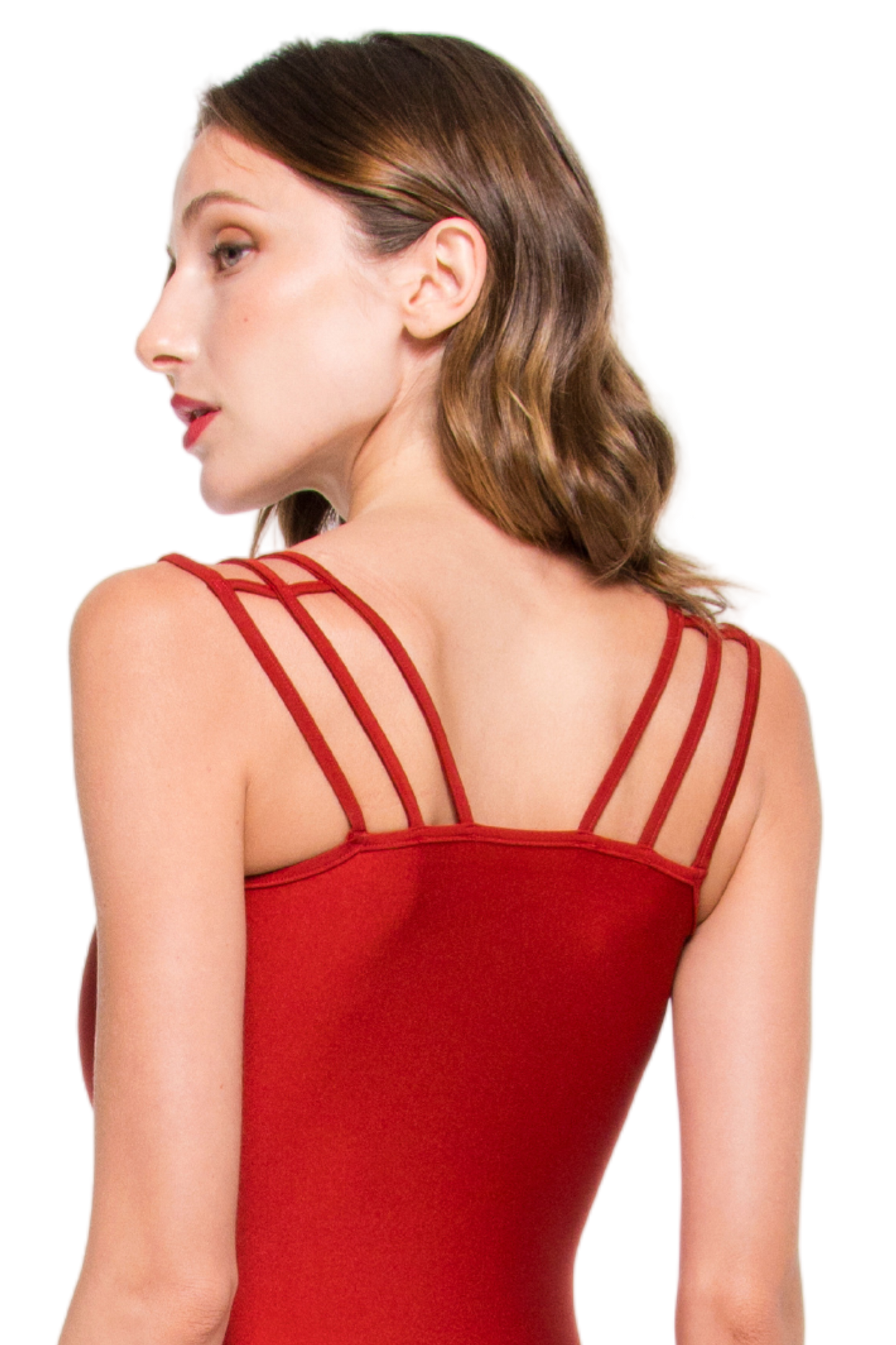Nina Leotard Red