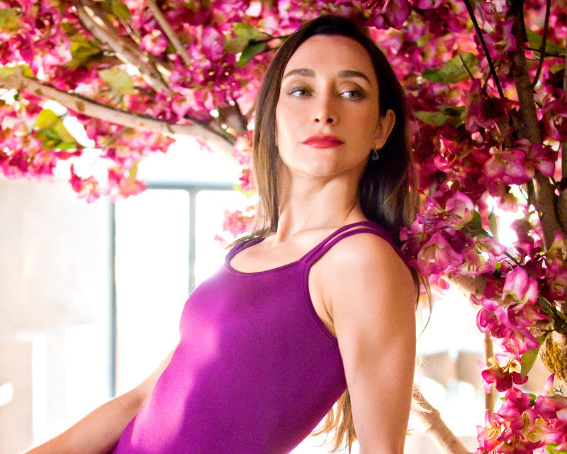 Nina Leotard in purple